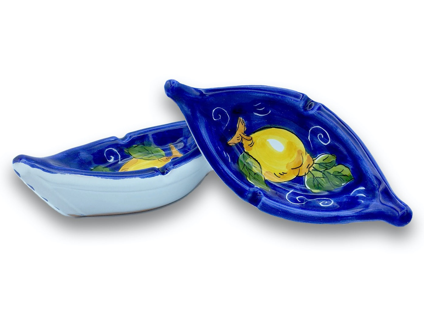 Barchetta Posacenere in Ceramica Vietrese