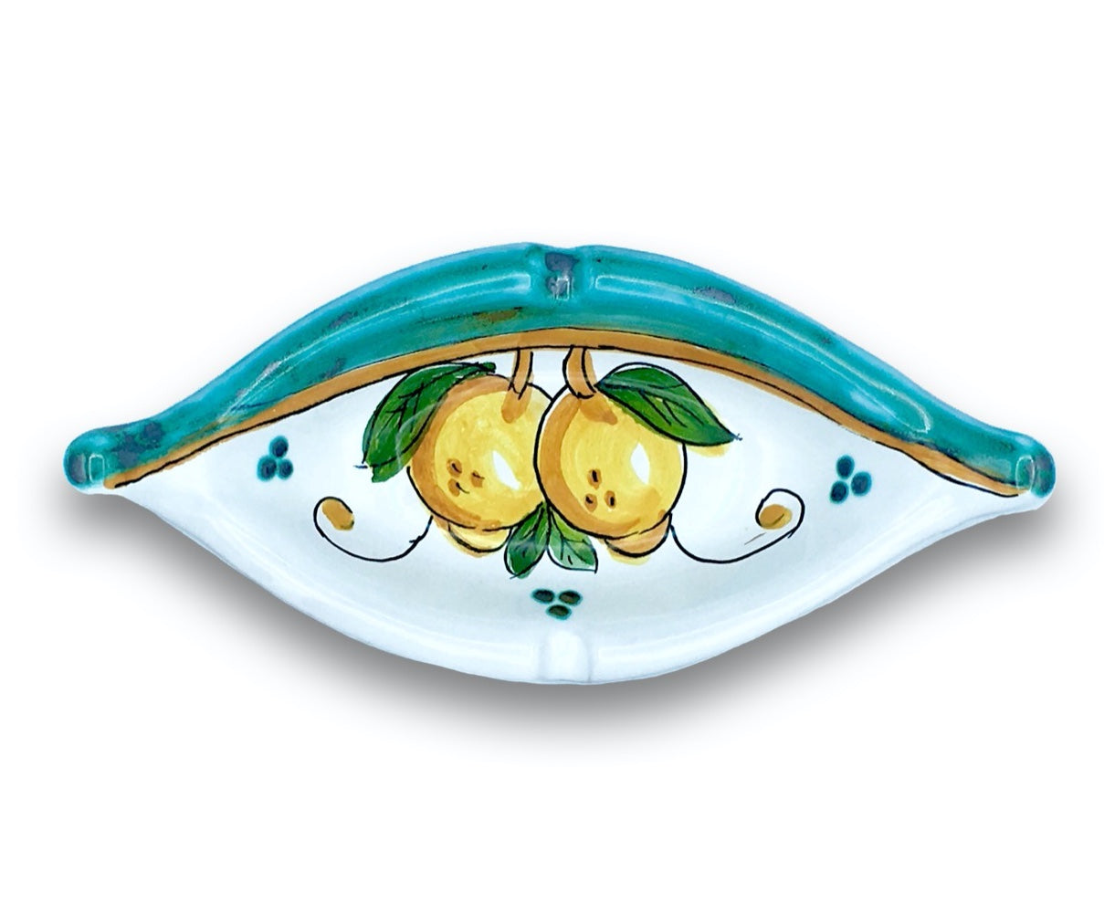 BARCHETTA POSACENERE IN CERAMICA DI VIETRI