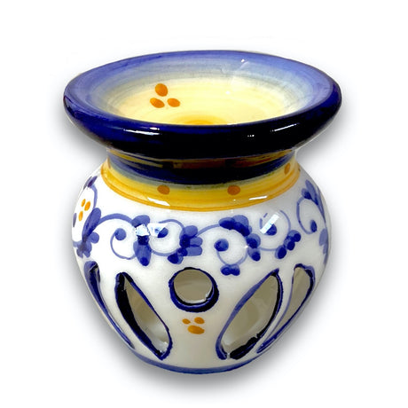Brucia Essenze in Ceramica Vietrese