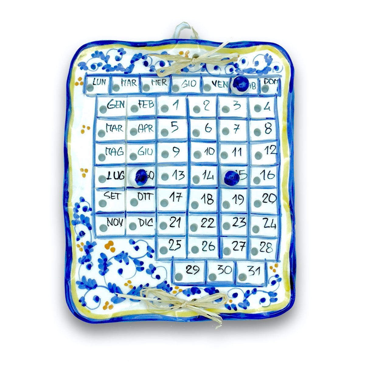 CALENDARIO IN CERAMICA DI VIETRI