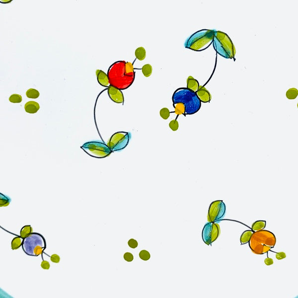 Piatto Sushi in Ceramica Vietrese DECORI MISTI