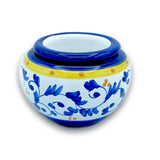 Caspò a testina in ceramica di Vietri