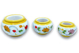 Caspò a testina in ceramica di Vietri