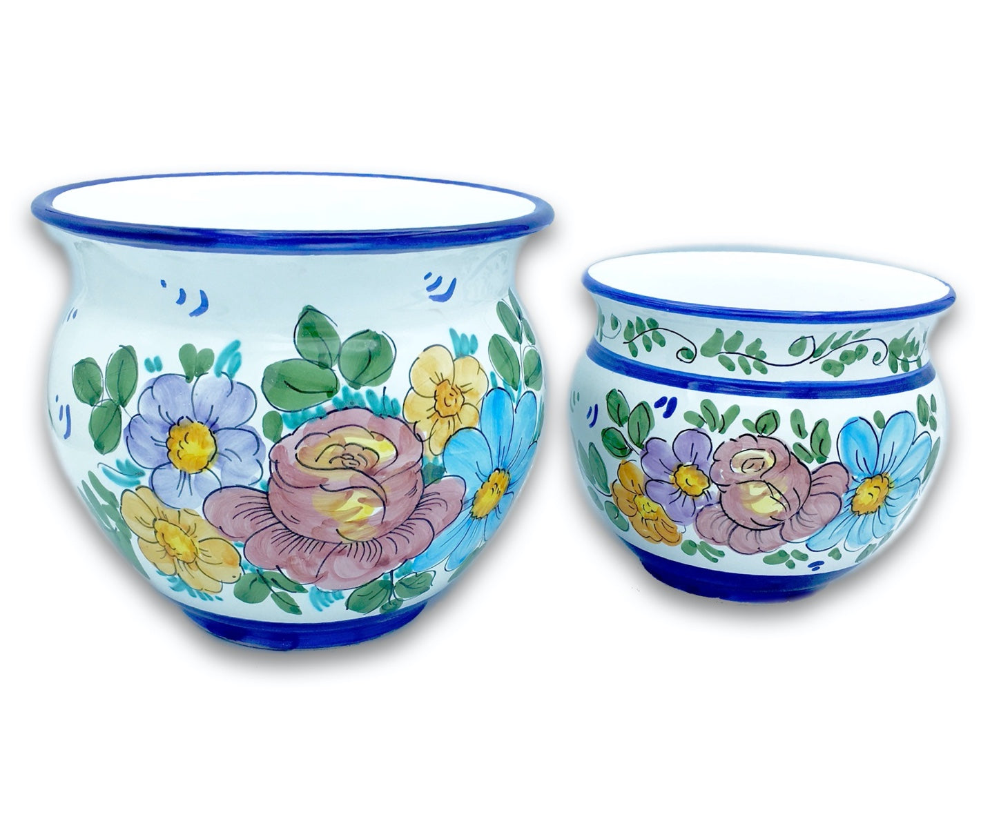 Caspò in ceramica di Vietri