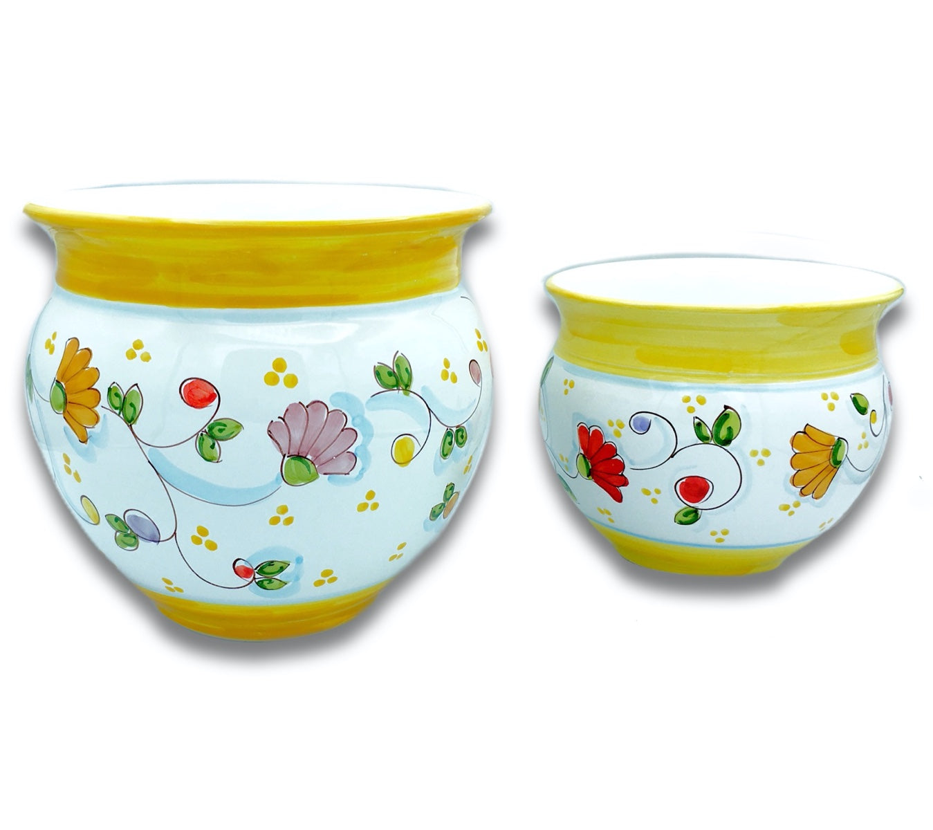 Caspò in ceramica di Vietri