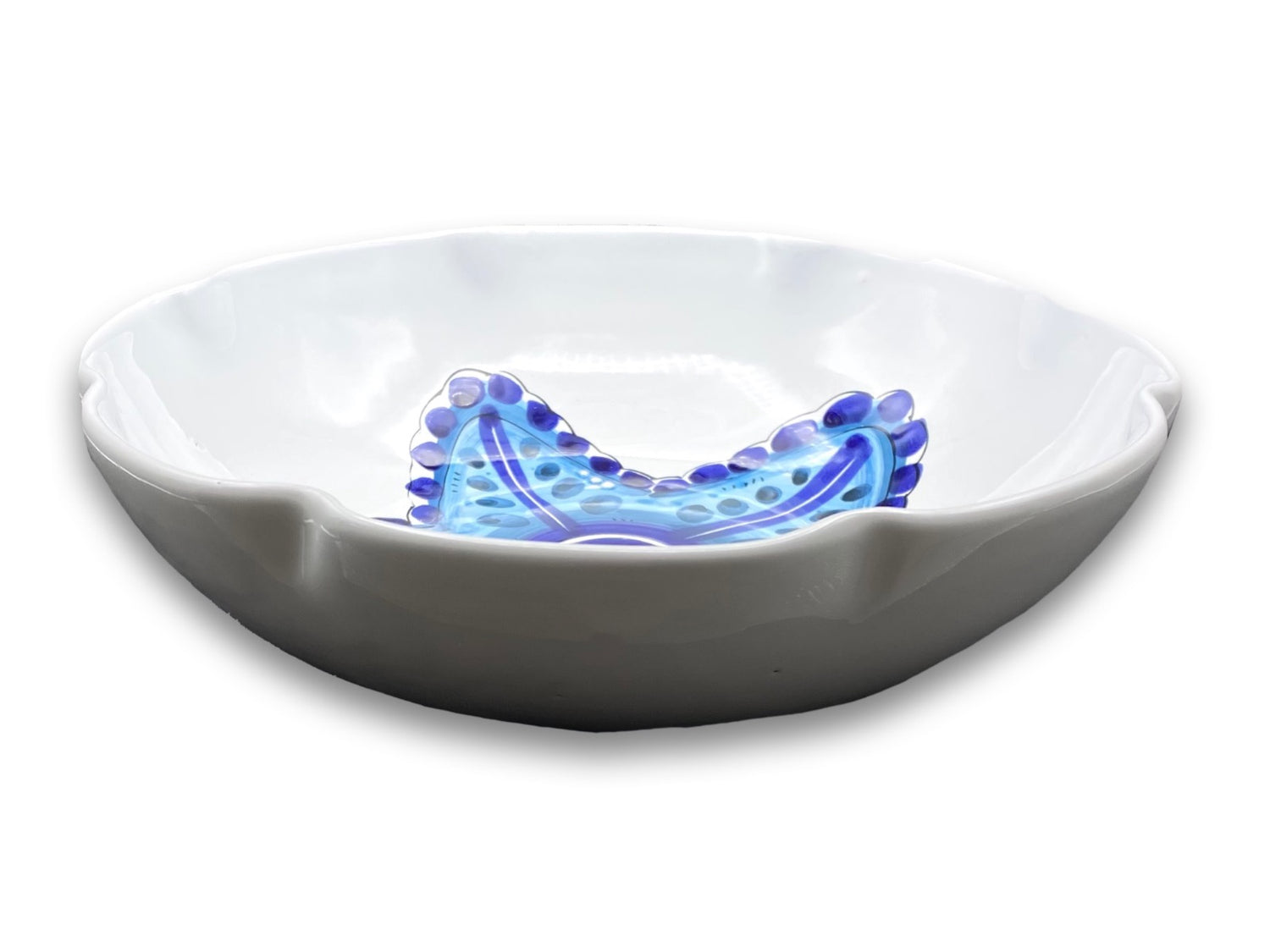 Coppa in ceramica di Vietri Linea Mare 