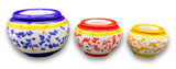 Caspò a testina in ceramica di Vietri