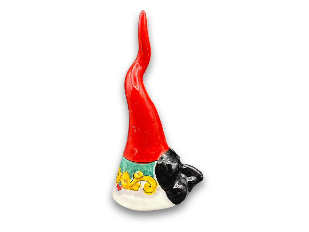 Corno con maschera in ceramica di Vietri