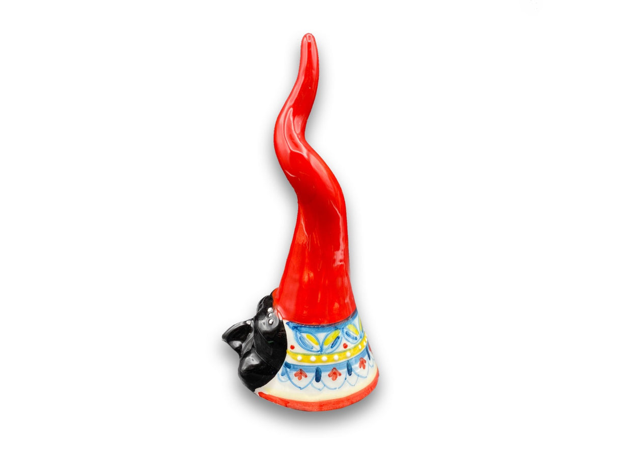 Corno con maschera in ceramica di Vietri