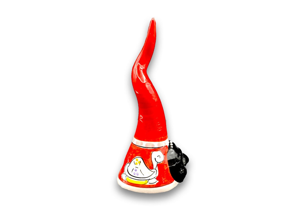 Corno con maschera in ceramica di Vietri