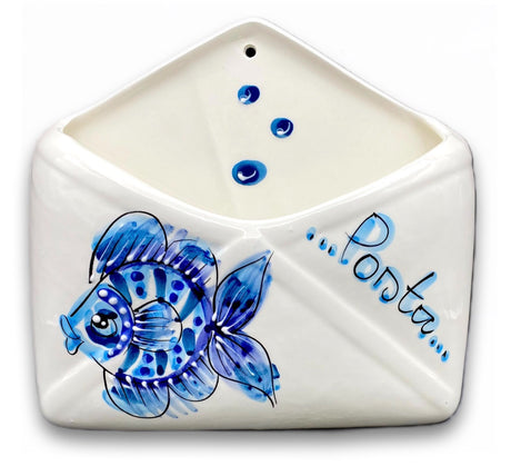 Porta Posta da Muro in ceramica di Vietri Mare Magnum