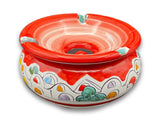 Posacenere antivento in ceramica di Vietri