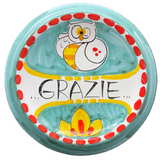 Rendi resto rotondo in ceramica di Vietri