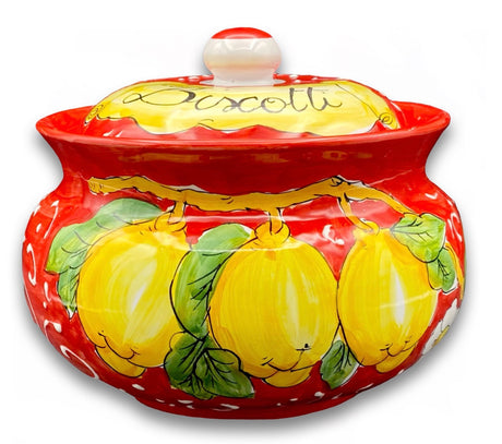 Biscottiera in Ceramica Vietrese Svasata 