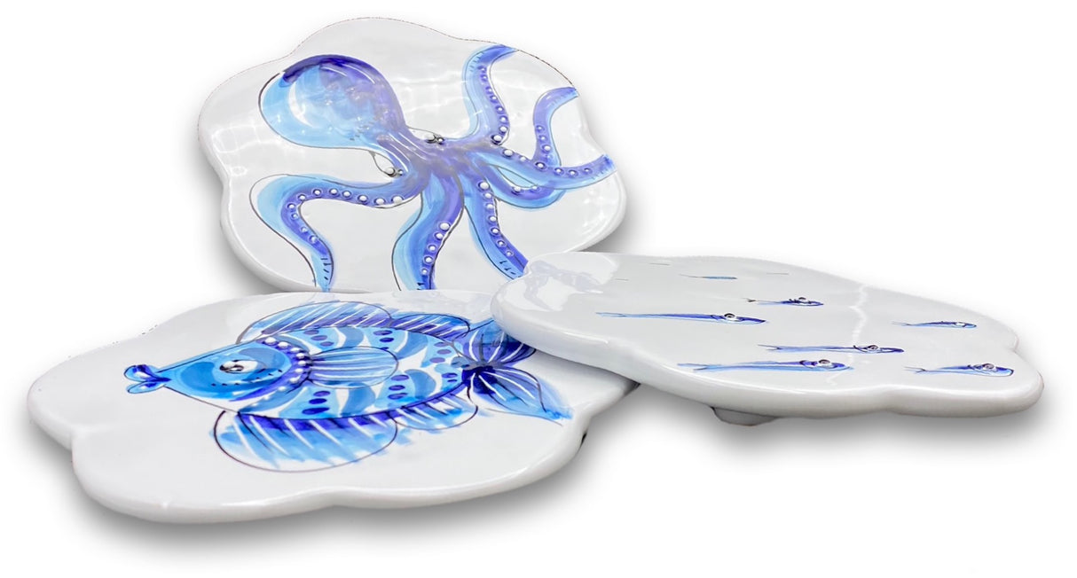 Sottopentola in ceramica di Vietri Linea Mare Magnum