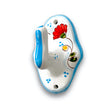 Gancio Porta Accappatoio in Ceramica Vietrese DECORI MISTI