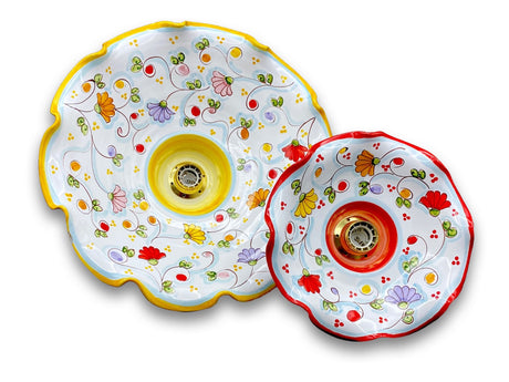 Lampadario in ceramica di Vietri
