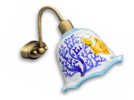 Applique a campanella singola in ceramica di Vietri