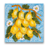 Mattonella decorata in ceramica di Vietri