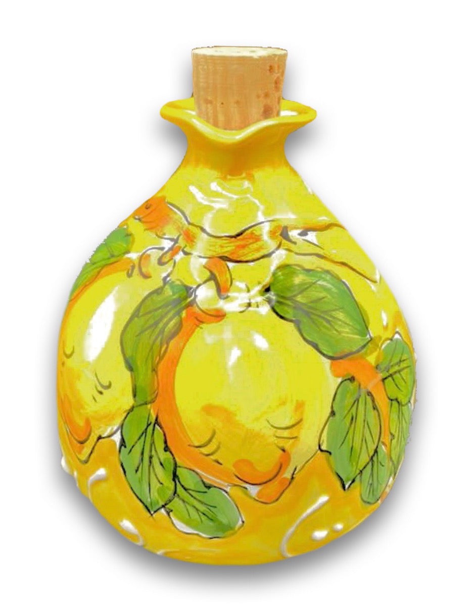 Oliera a palla in ceramica di Vietri