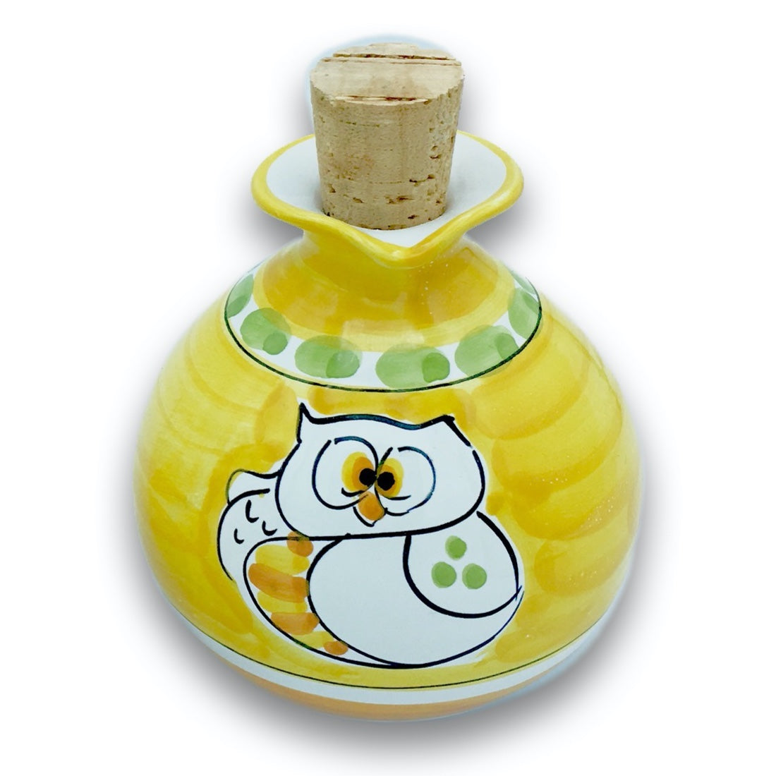 Oliera a palla in ceramica di Vietri