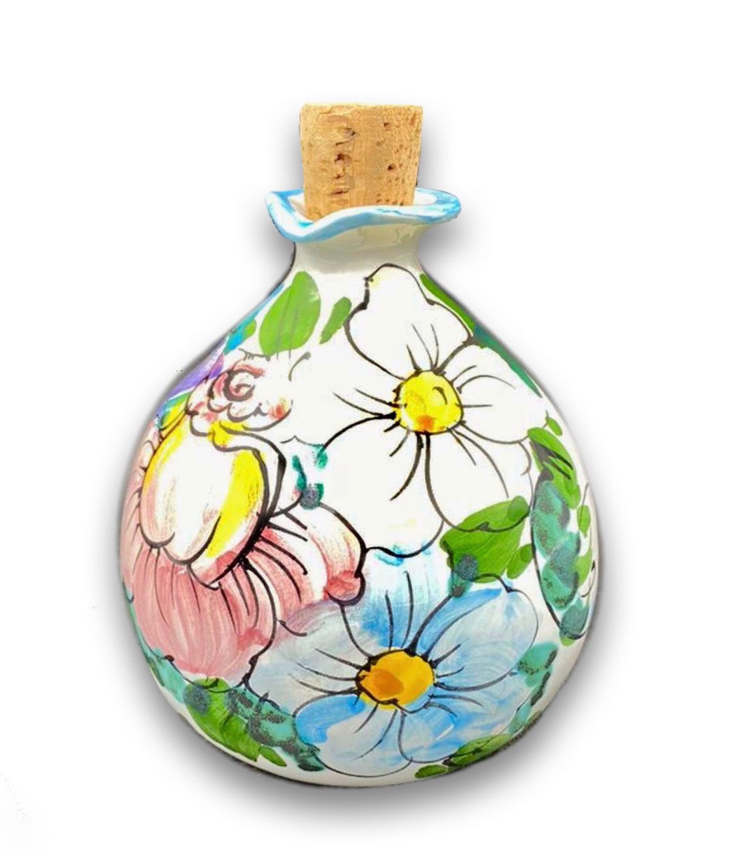 Oliera a palla in ceramica di Vietri