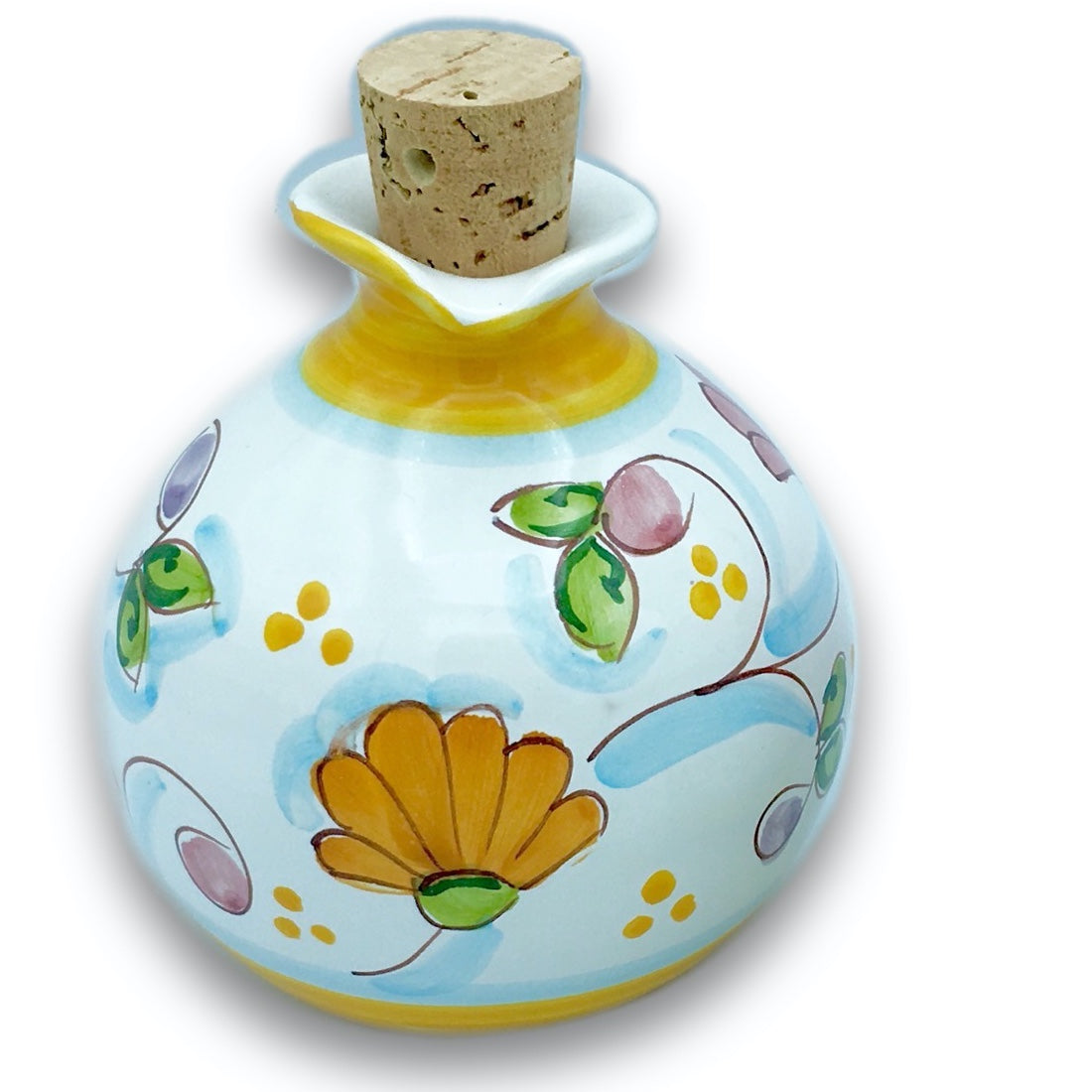 Oliera a palla in ceramica di Vietri