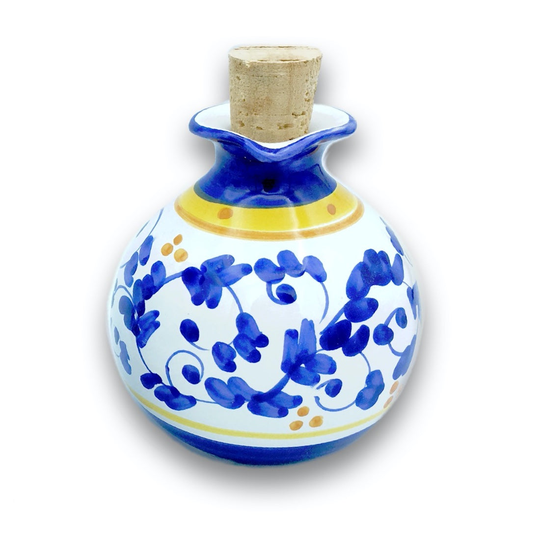 Oliera a palla in ceramica di Vietri