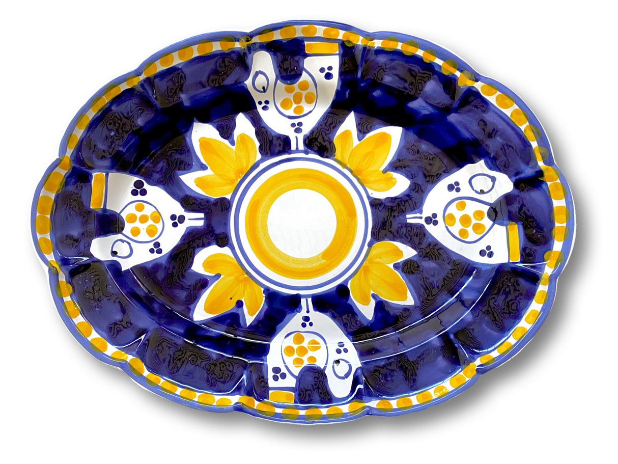 Ovale in ceramica di Vietri