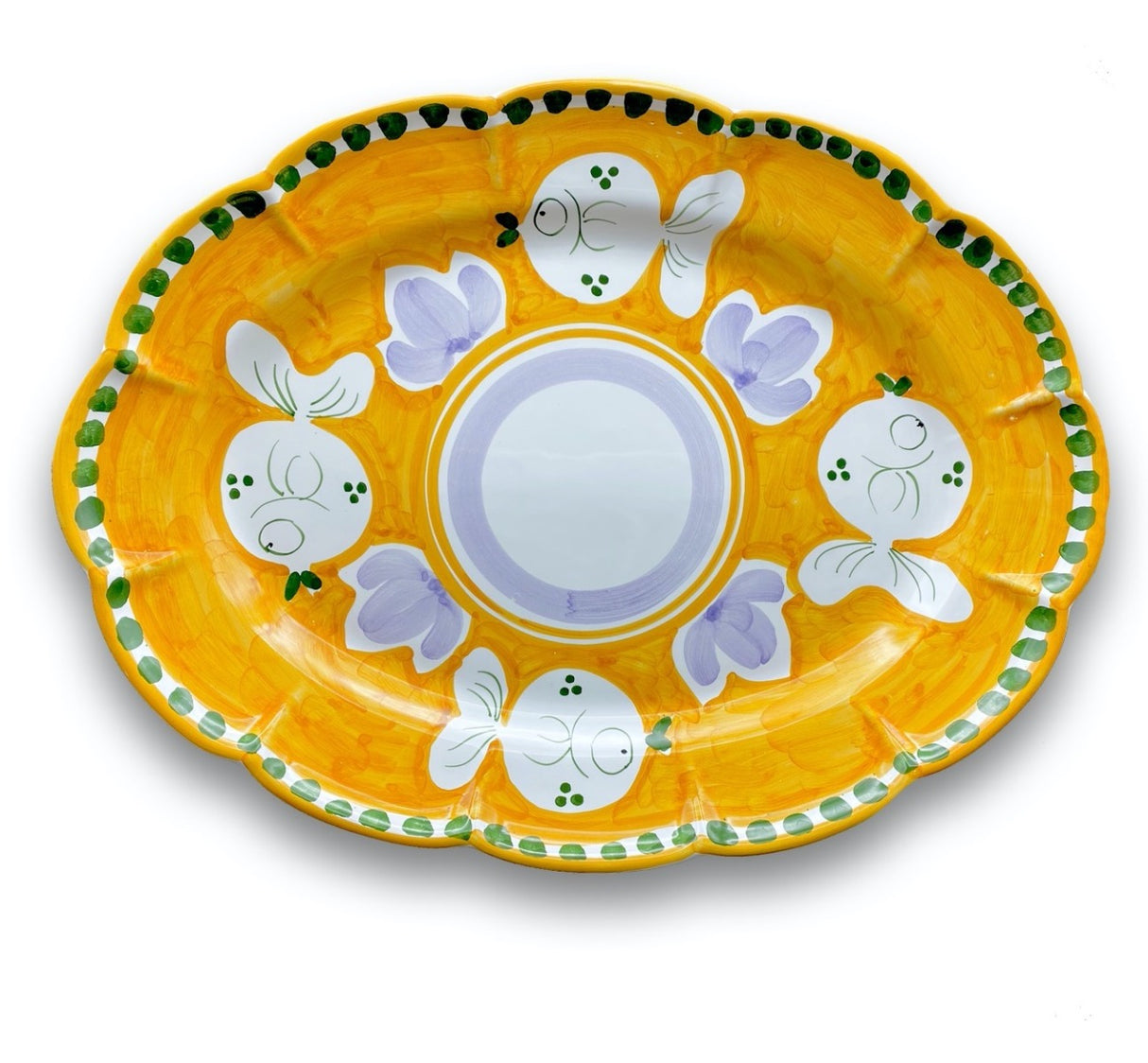 Ovale in ceramica di Vietri