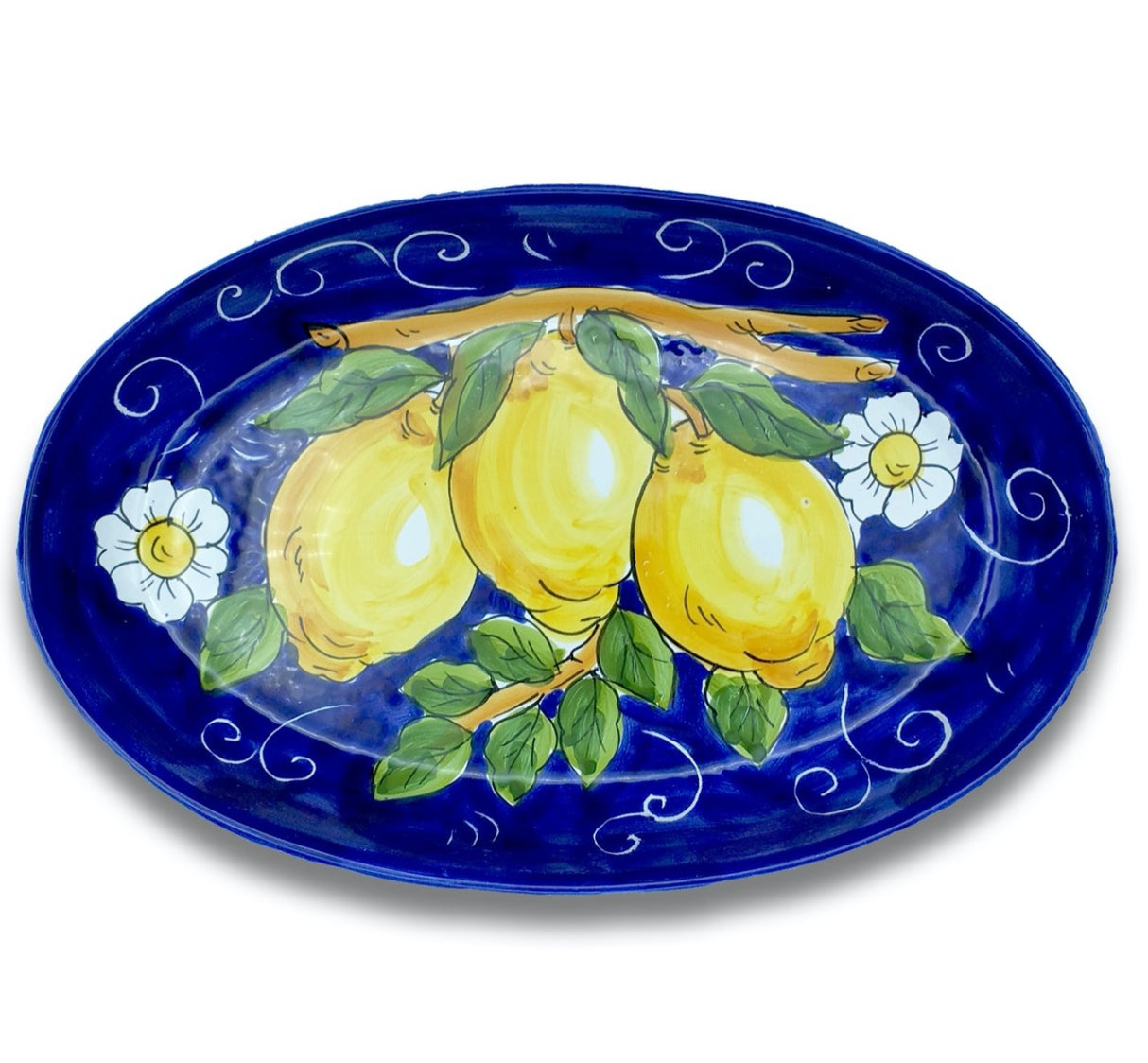 Ovalina in ceramica di Vietri 