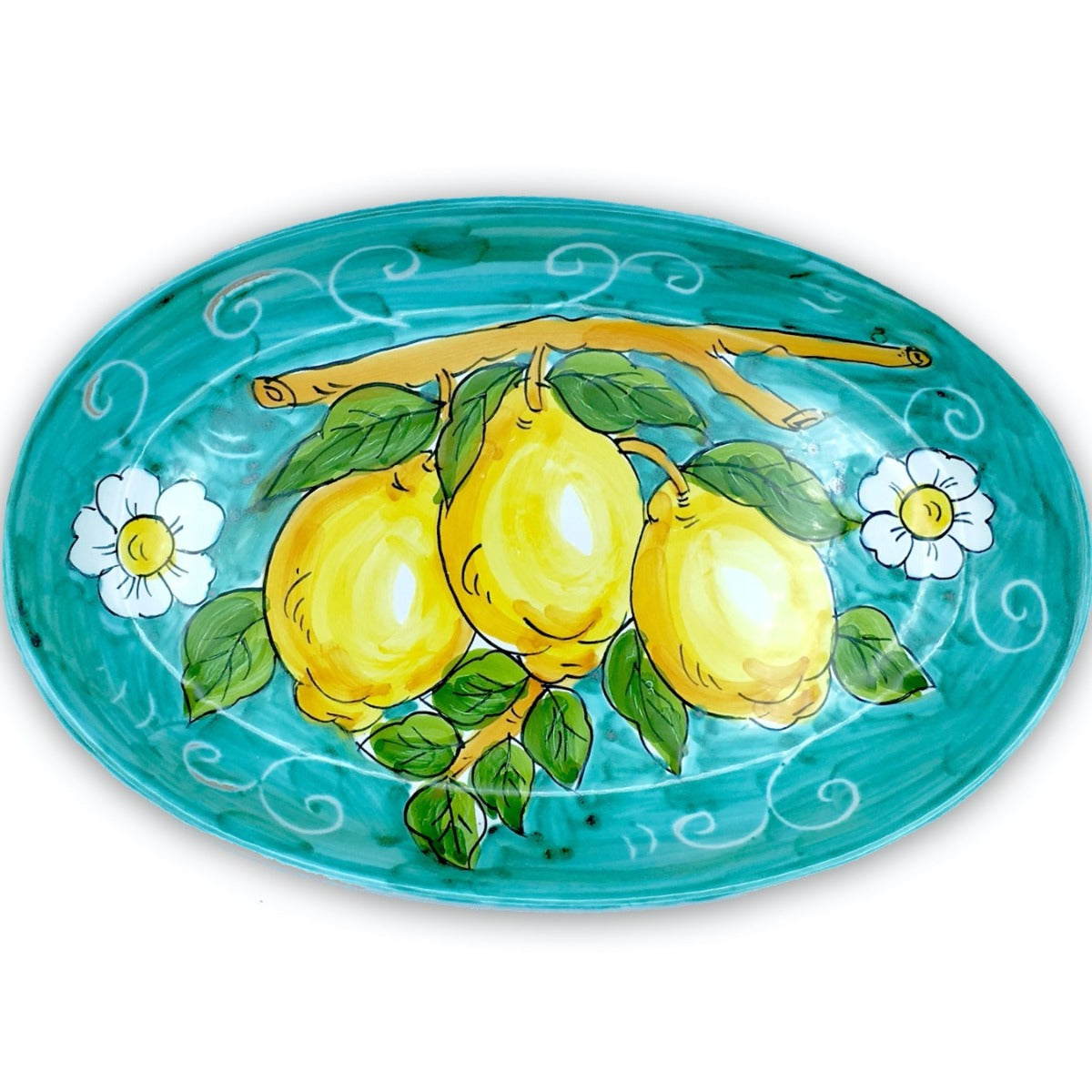 Ovalina in ceramica di Vietri 