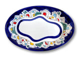 Ovalina in ceramica di Vietri 