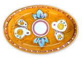 Ovalina in ceramica di Vietri 