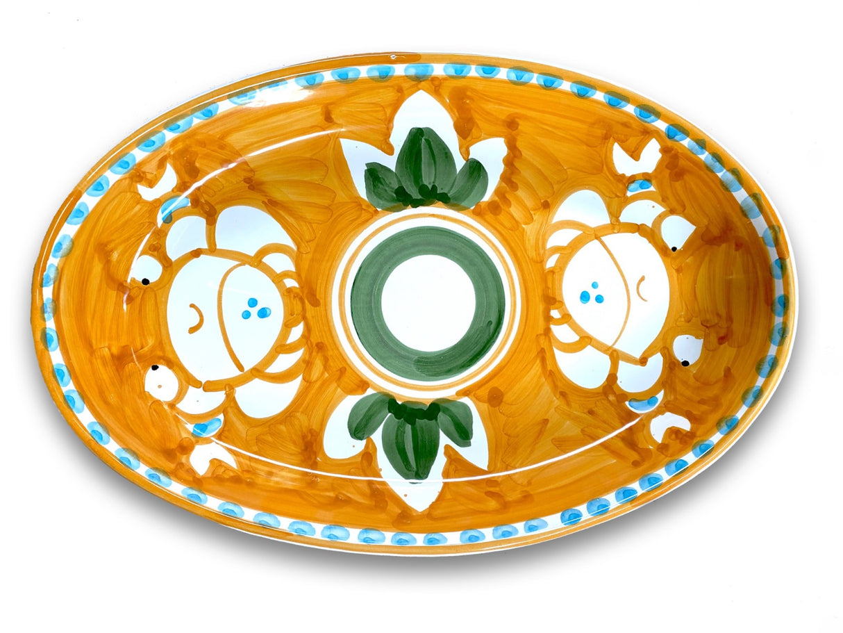 Ovalina in ceramica di Vietri 