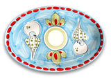 Ovalina in ceramica di Vietri 