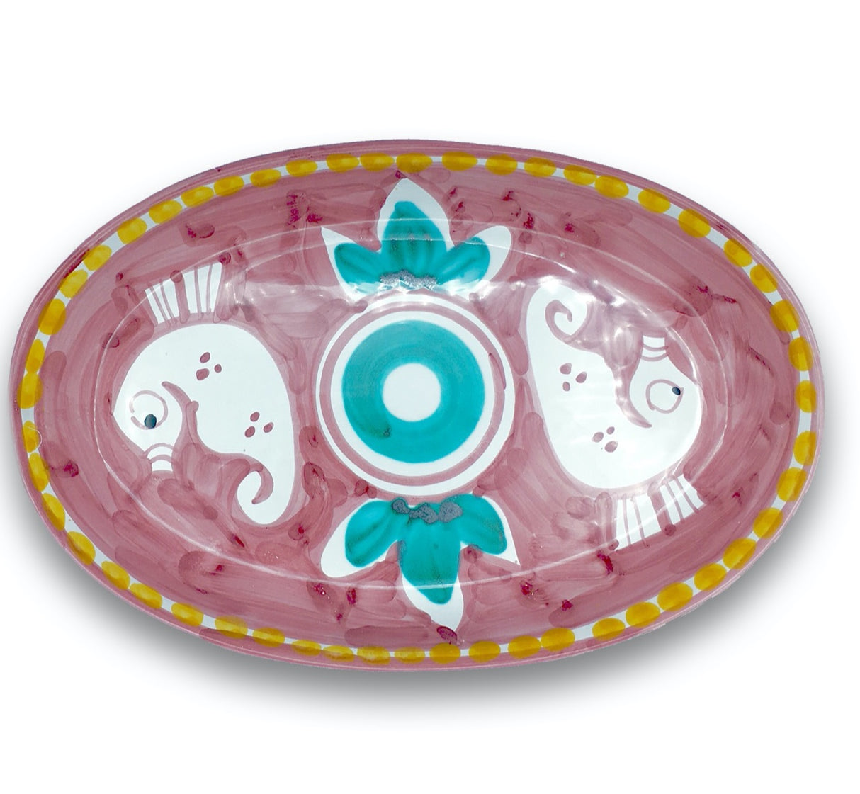 Ovalina in ceramica di Vietri 