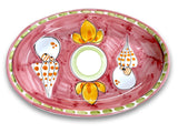 Ovalina in ceramica di Vietri 