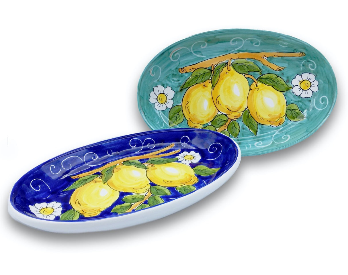 Ovalina in ceramica di Vietri 