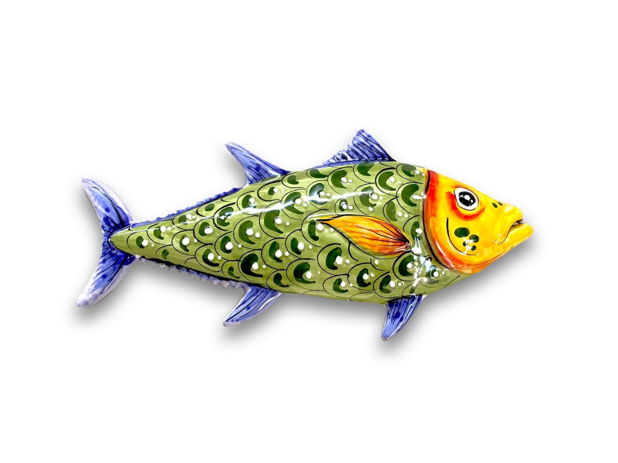 Pesce da muro in ceramica di Vietri