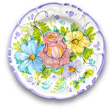 Piatto in ceramica di Vietri Antico