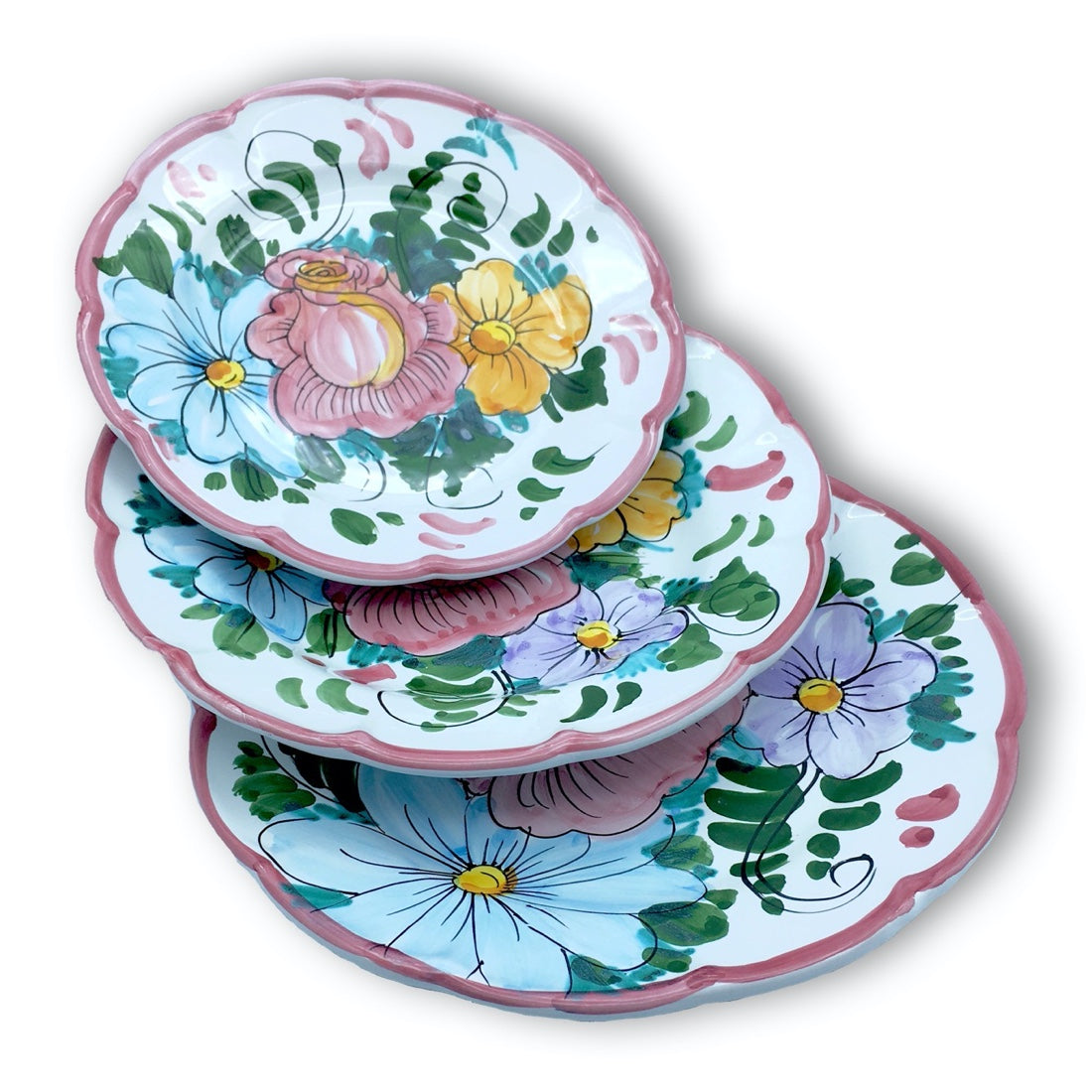 Piatto in ceramica di Vietri Antico