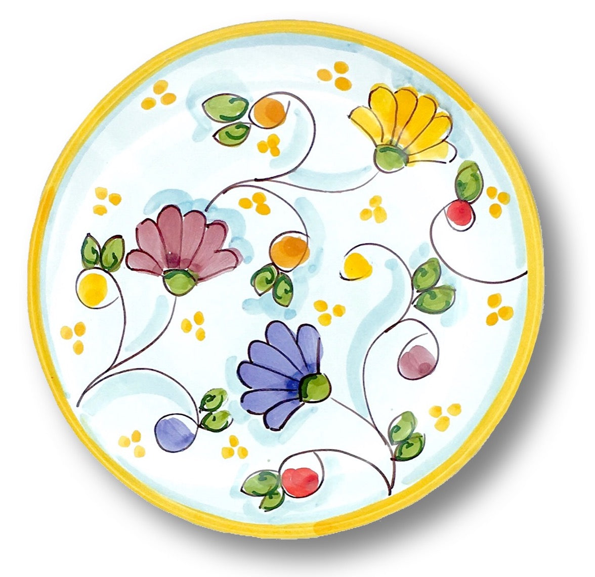 Piatto da muro in ceramica di Vietri 