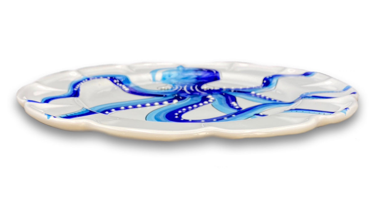 Piatto Grande in ceramica di Vietri Linea Mare 