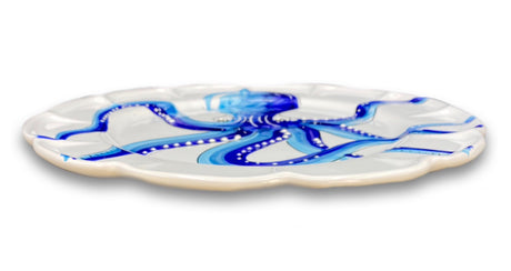 Piatto Grande in ceramica di Vietri Linea Mare 