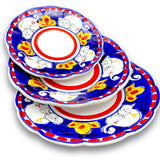 Piatto in ceramica di Vietri Gatto 