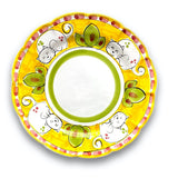 Piatto in ceramica di Vietri Gatto 