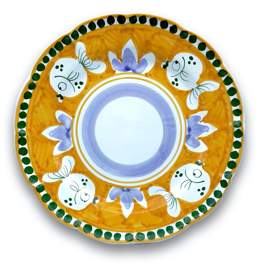 Piatto in ceramica di Vietri Pesce Palla