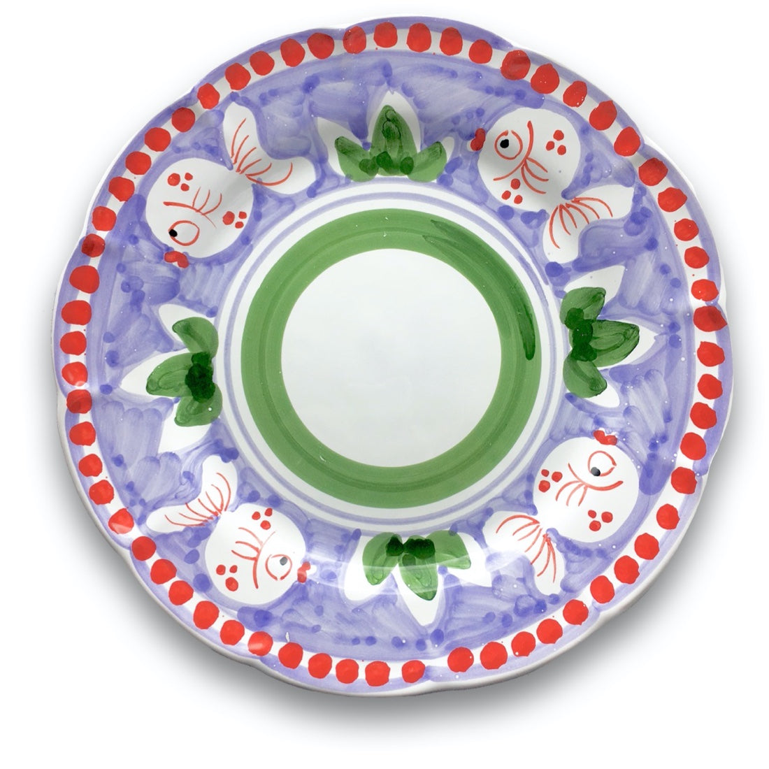 Piatto in ceramica di Vietri Pesce Palla