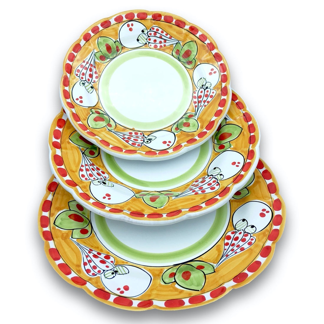 Piatto Polpo in ceramica di Vietri